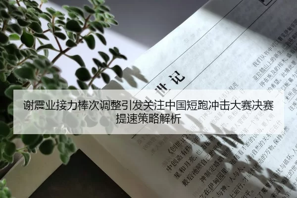 谢震业接力棒次调整引发关注中国短跑冲击大赛决赛提速策略解析