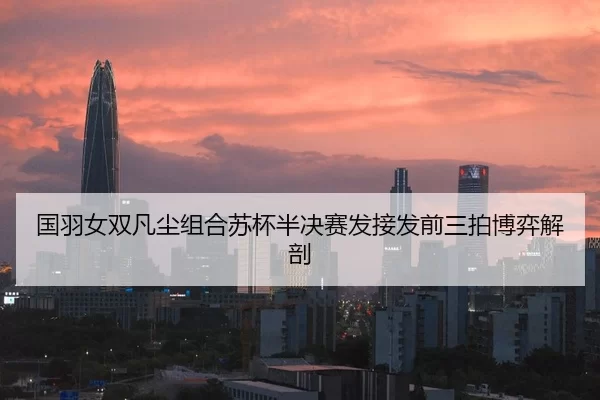 国羽女双凡尘组合苏杯半决赛发接发前三拍博弈解剖