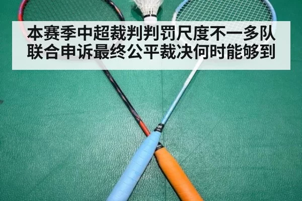 本赛季中超裁判判罚尺度不一多队联合申诉最终公平裁决何时能够到